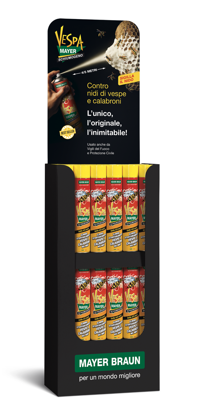 Mayer Braun sprej pjena protiv osa i komaraca display