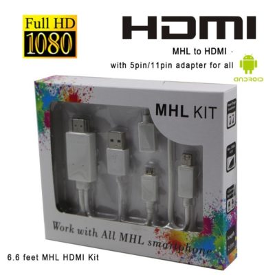 MHL u HDMI + 5 pin i micro 11 pin usb kabel