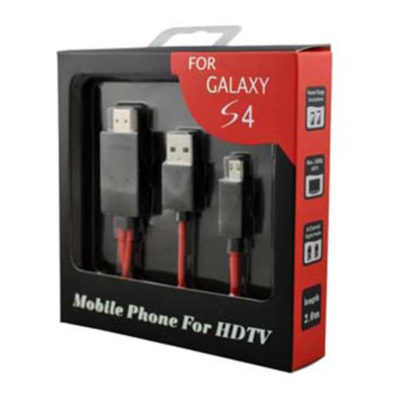 MHL Micro USB na HDMI 1080P adapter, HD TV, kabel 2m