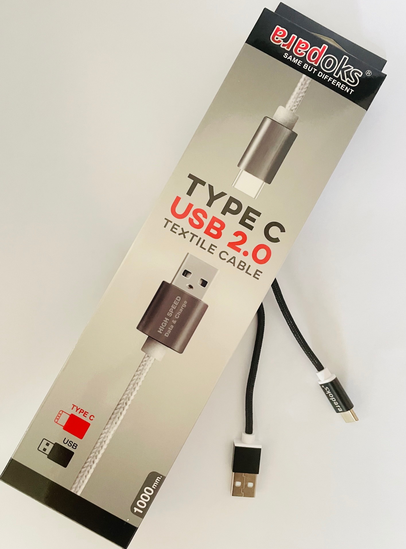 USB kabel Tip C(M) na USB 2.0 A(M) - Slika 3