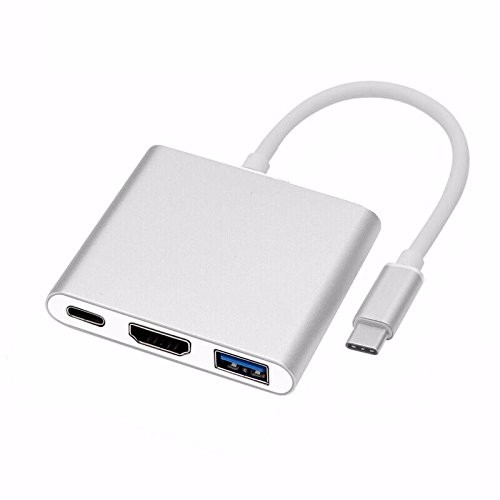 USB Tip C(M) na HDMI+USB 3.0+TypeC- 3 u 1Adapter(Ž)