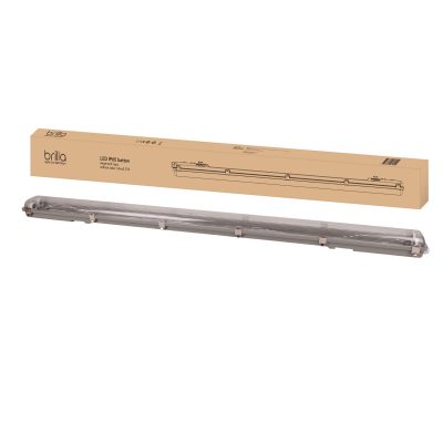 LED IP65 batten FSB193 tube-replaceable, 1.2mx2 G13, PC, non-dim,1265*99*90m, Brilla