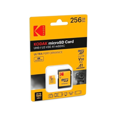 Kodak mSD 256 GB UHS-I U3 V30 Ultra mSDCX / adapter
