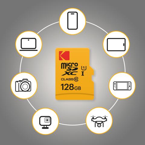 Kodak mSD 128 GB UHS-II U3 V60 Pro +adapter - Slika 2