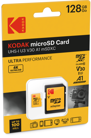 Kodak mSD 128 GB UHS-II U3 V60 Pro +adapter - Slika 3