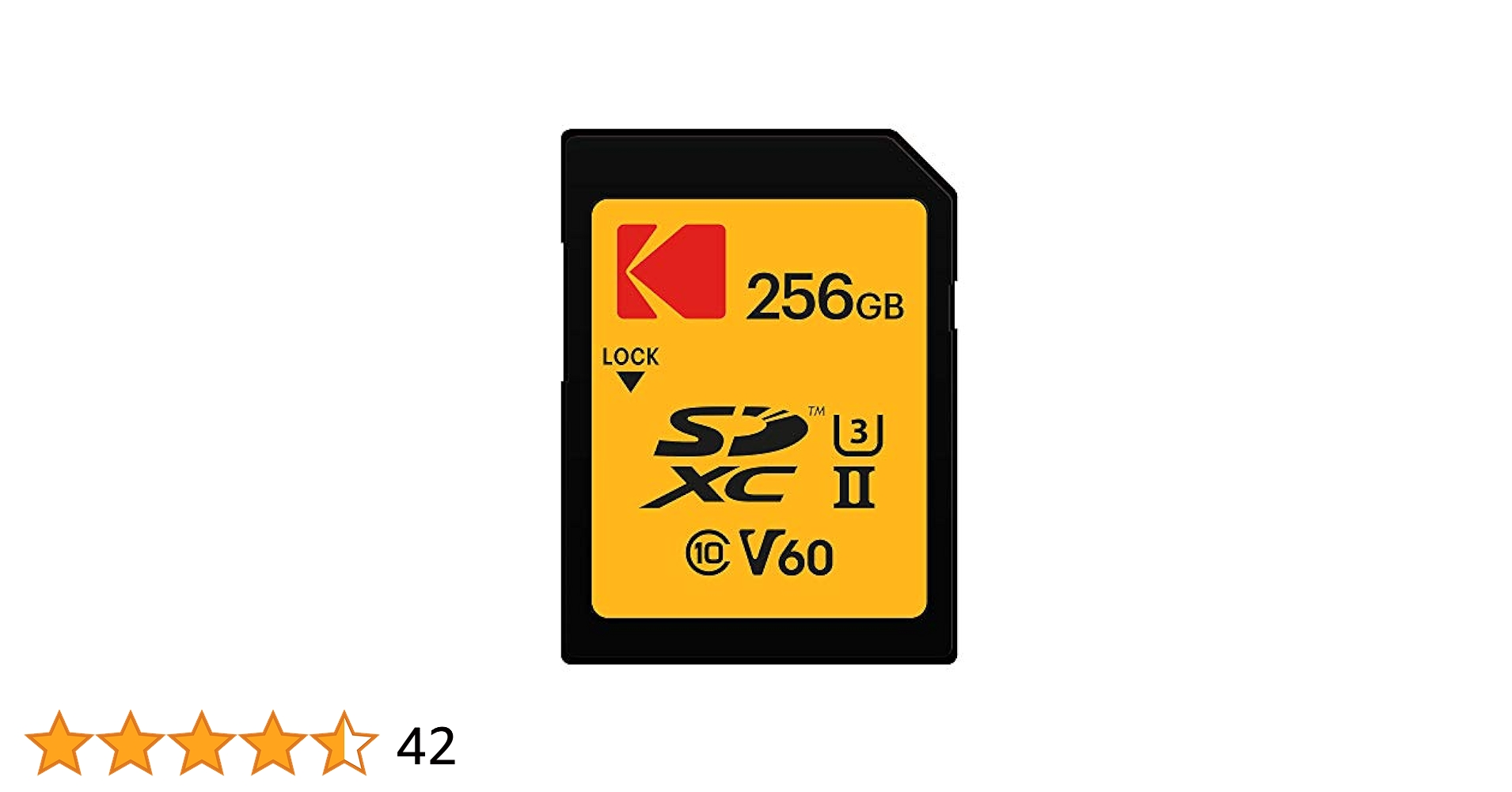 Kodak mSD 256 GB UHS-II U3 V60 Pro +adapter - Slika 2