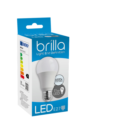 LED ŽARULJA/A60/11 W,6500K,E27,75W/ Brilla