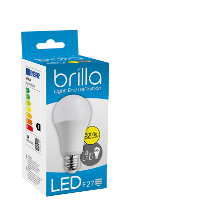 LED ŽARULJA/A60/14W,3000K,E27,100W / Brilla
