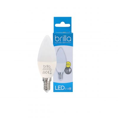 LED ŽARULJA E14-C37-3000K / Brilla