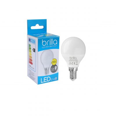 LED ŽARULJA E14-G45-5.5W-3000K / Brilla