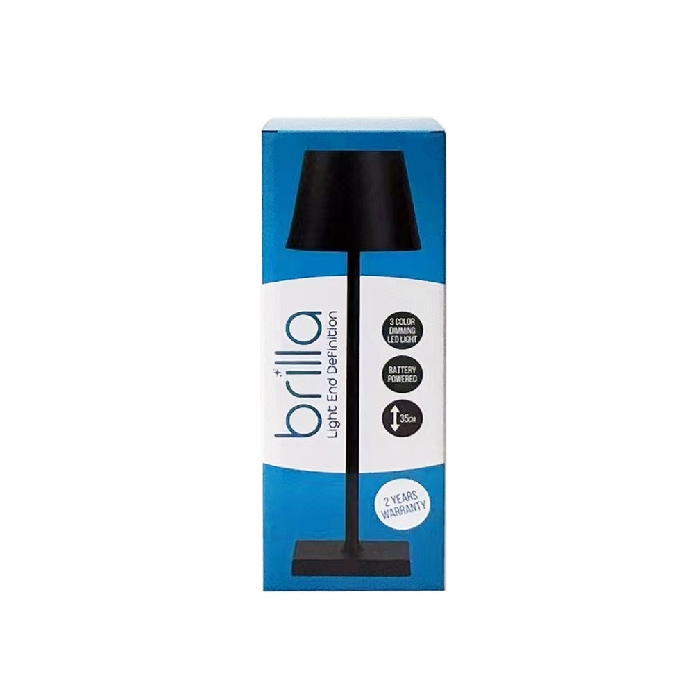 LED stolna lampa, crna - Brilla - Slika 2
