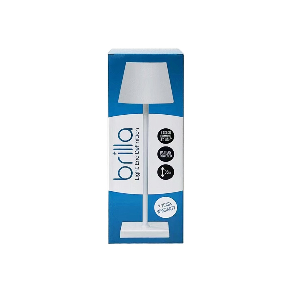 LED stolna lampa, bijela - Brilla - Slika 2