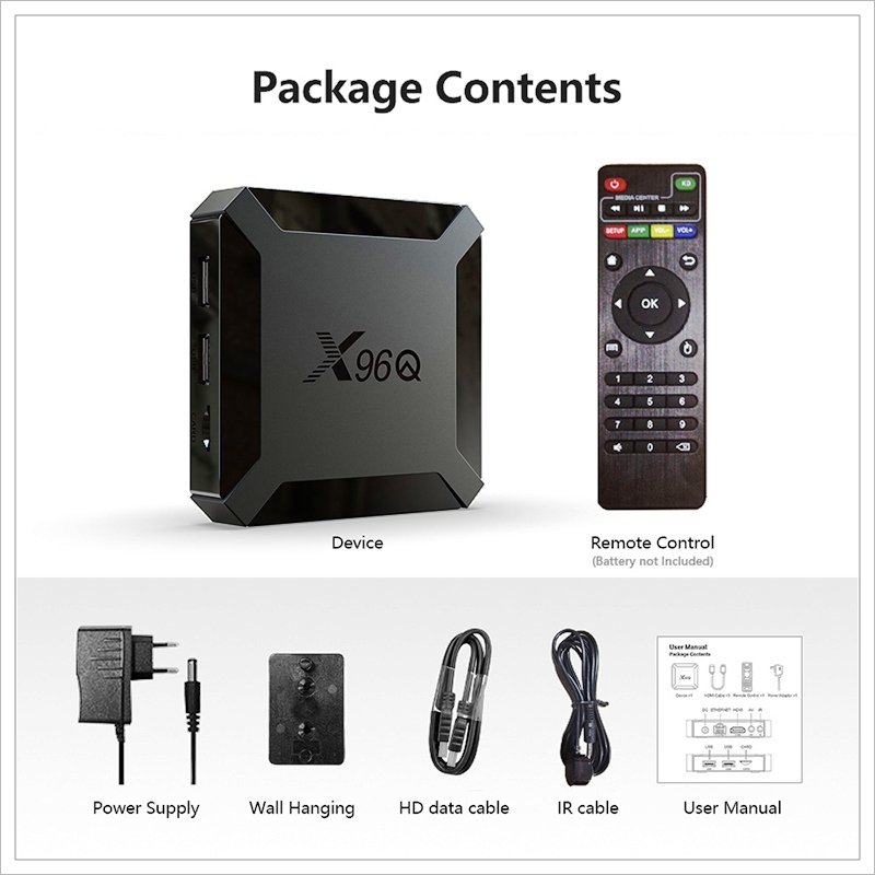 TV BOX ANDROID X96 Q+/ 2 GB+16 GB DiviCo
