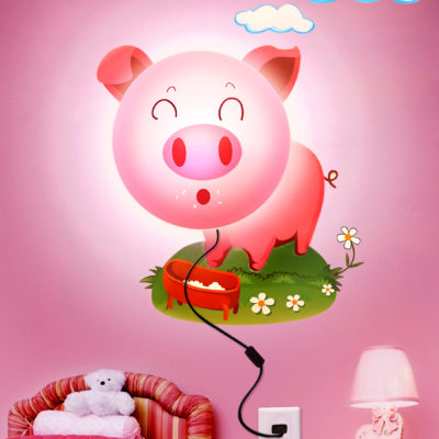 ZIDNA LAMPA 3D,s naljepnicom