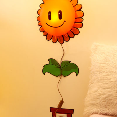 Zidna lampa 3D, s naljepnicom (wall sticker) HY003